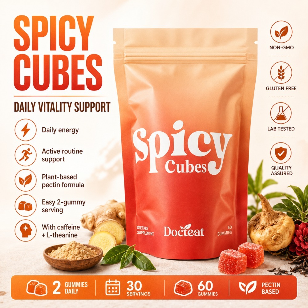 Green Herbal Wellness - Docteat Cubos Picantes em Gomas 60