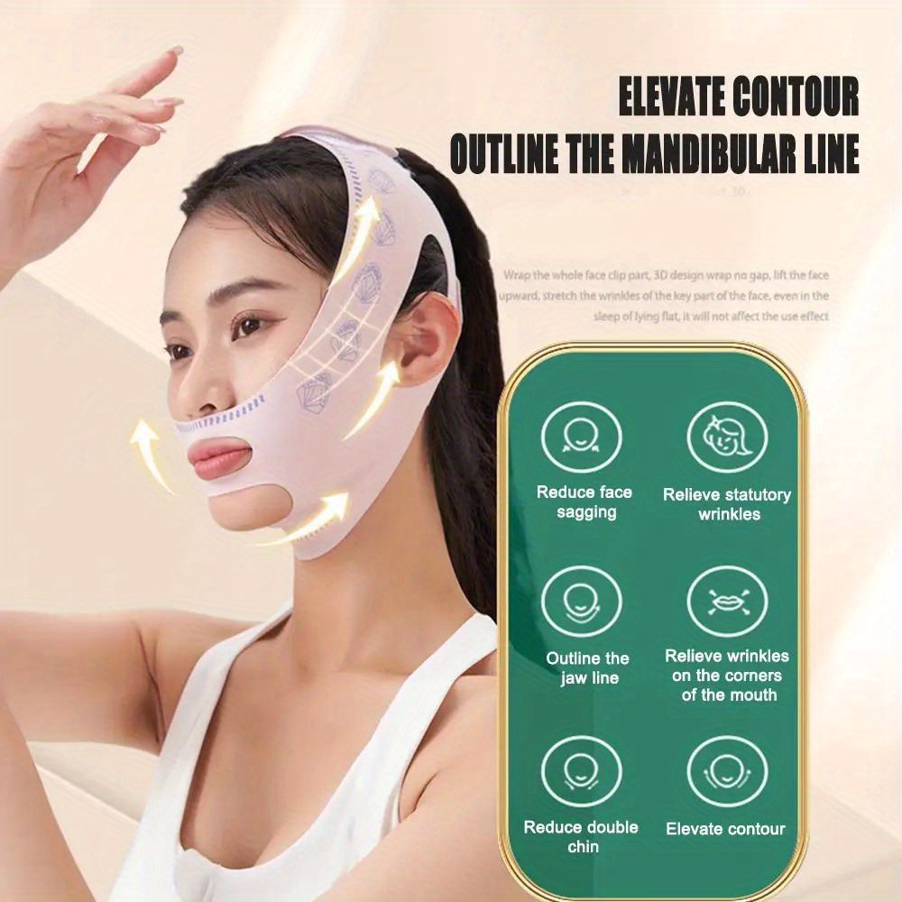 Health Wellness - Faixa Modeladora para Queixo e Bochechas,