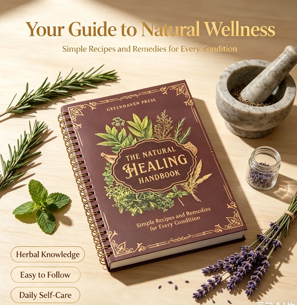 Manual de Cura Natural: Guia d - Herbal Wellness Book avaliação e preço