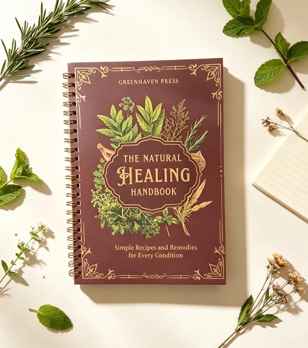 Manual de Cura Natural: Guia d - Herbal Wellness Book avaliação e preço